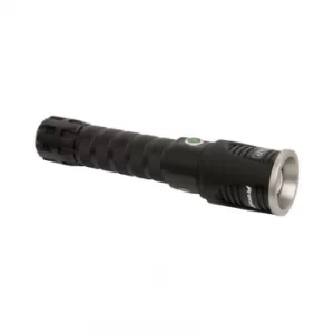 image of Aluminium Torch 10W CREE XM-L LED Adjustable Focus Rechargeable with USB Port