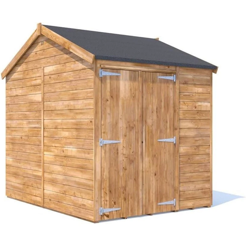 Image of Dunster House Bike Shed Storage 1.8 X 2.4M (6' X 8') 12mm Walls, Apex Roof, Overlord Modular