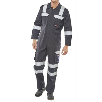 Image of Click Arc Flash Coveralls Size 54 Navy Blue Ref CARC6N54 Up to 3 Day