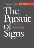 Image of pursuit of signs semiotics literature deconstruction