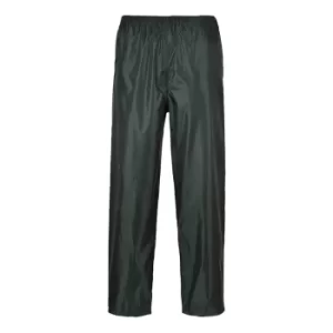 Image of Classic Mens Water Splash Rain Trousers Olive 2XL