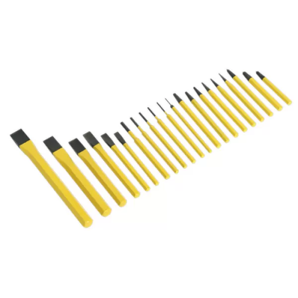 Image of Genuine SEALEY S0805 Punch & Chisel Set 21pc