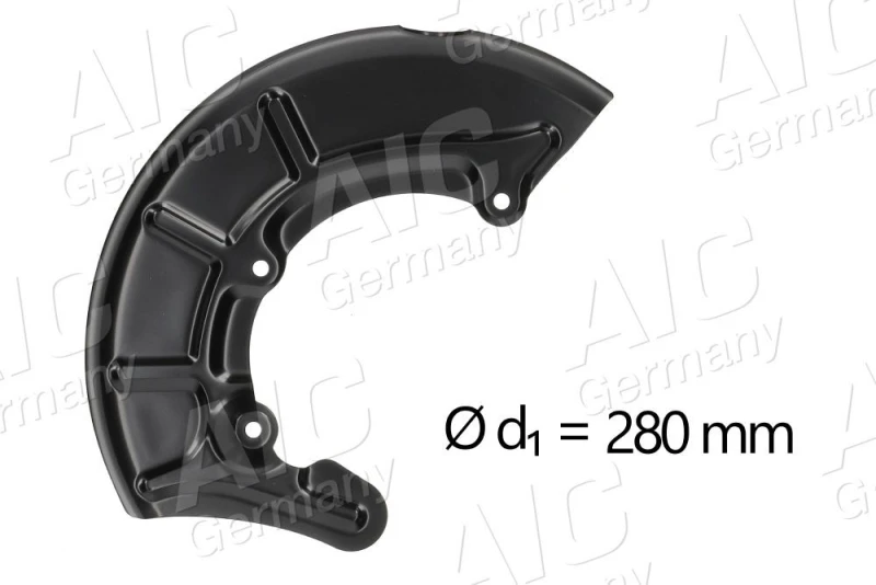 Image of Brake disc backing plate AIC 71370
