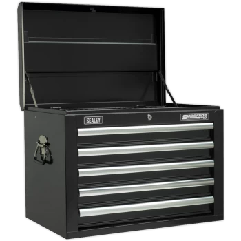 Image of Sealey Superline Pro 5 Drawer Tool Chest Black