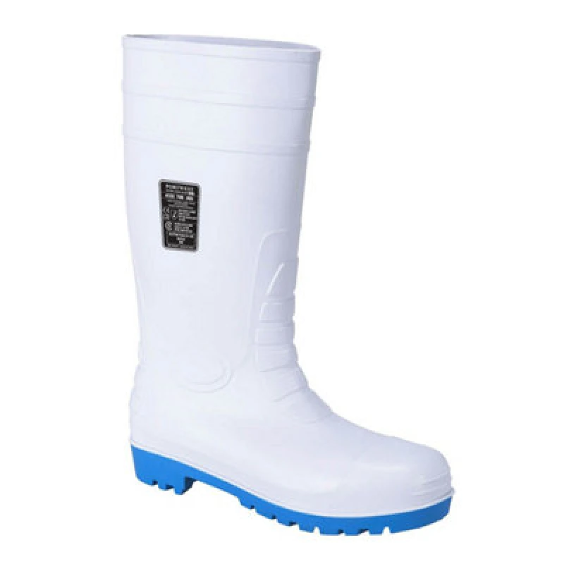Image of Portwest Total S5 Safety Wellington Boots FW95WHR36 Colour: White