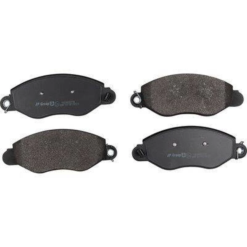 Image of JP GROUP 1563603110 Brake pad set JP Front Axle, with acoustic wear warning Brake Pad Set,disc brake (402)