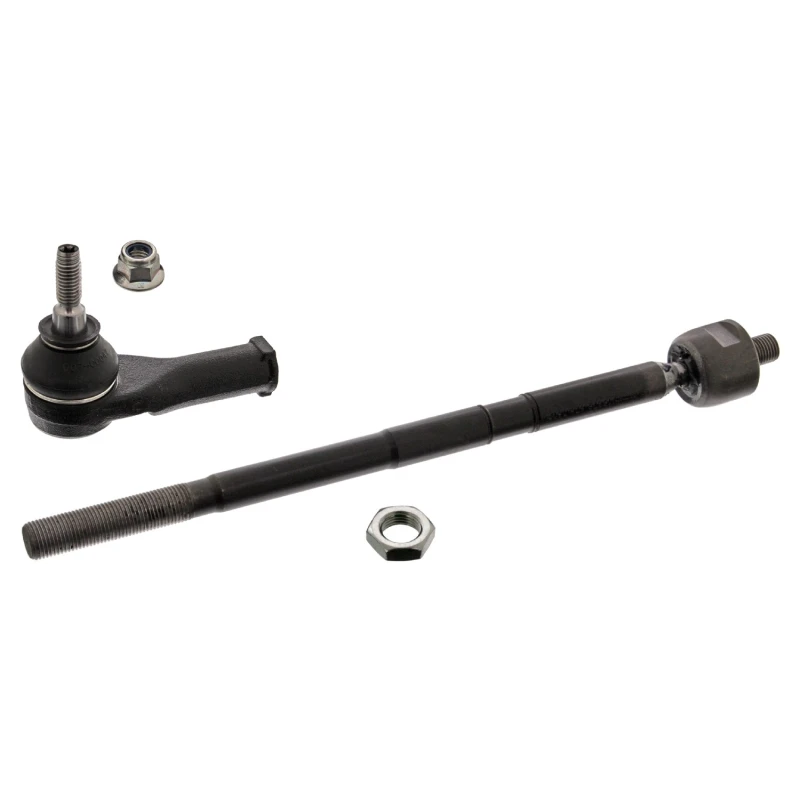 Image of FEBI BILSTEIN 37686 Tie Rod Front Axle Right, with lock nut Rod Assembly (284)