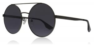 image of McQ MQ0092S Sunglasses Ruthenium / Grey 001 59mm