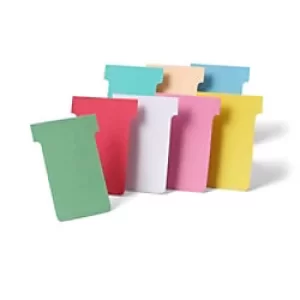 image of Nobo Size 3 T-Cards A80 Green Pack of 100