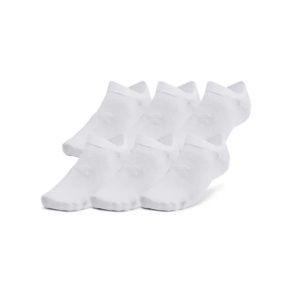 Image of Under Armour No Show Sock 6pk Ladies 4-8 Black 41104940050