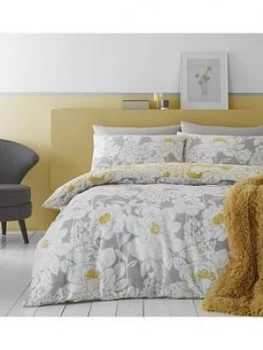 Image of Catherine Lansfield Saskia Floral Duvet Cover Set