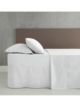 Image of Catherine Lansfield Non-Iron Extra Deep Fitted Sheet ; White