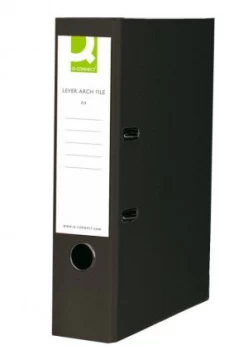 Image of Q Connect Lach File Pprbkd A4 Blk - 10 Pack