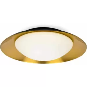 Image of Faro Side - LED Black/Copper Ceiling Lamp 20W
