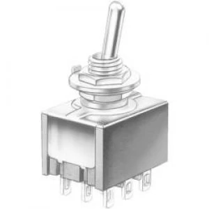 image of Toggle switch 30 Vdc 4 A 3 x OnOn Marquardt 9040.