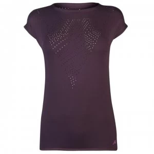 image of Eurostar Airy Tech T Shirt Ladies - Plum Perfect