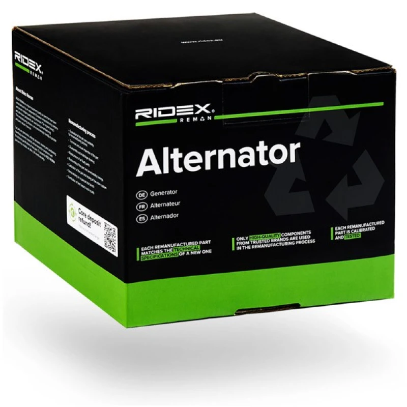 Image of RIDEX REMAN 4G0329R Generator Alternator Charging Current: 150A, Voltage: 12V, with integrated regulator Alternator (4)