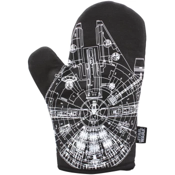 image of Star Wars Oven Mitt - Milennium Falcon