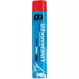 Image of Ox Tools - ox Permanent Line Marker Spray Trade Red (1 Pack)