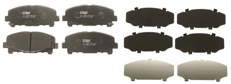 Image of TRW GDB3477 Brake pad set with acoustic wear warning Brake Pad Set,disc brake (402)