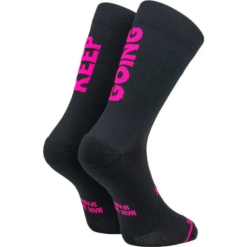 Image of Football Socks Sporcks Keep Going Noir Unisex XS (35/37)