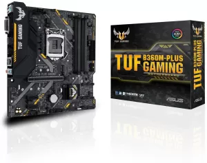 image of Asus TUF B360M Plus Gaming Intel Socket LGA1151 H4 Motherboard