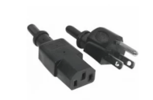 image of 1.8m Black Usa Mains To C13 Power Cable