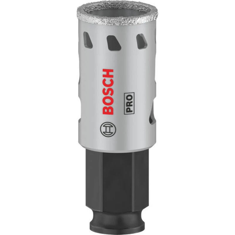 Image of Bosch PRO Power Change Plus Diamond Grit Tile Hole Saw 2608901555 Diameter: 25mm