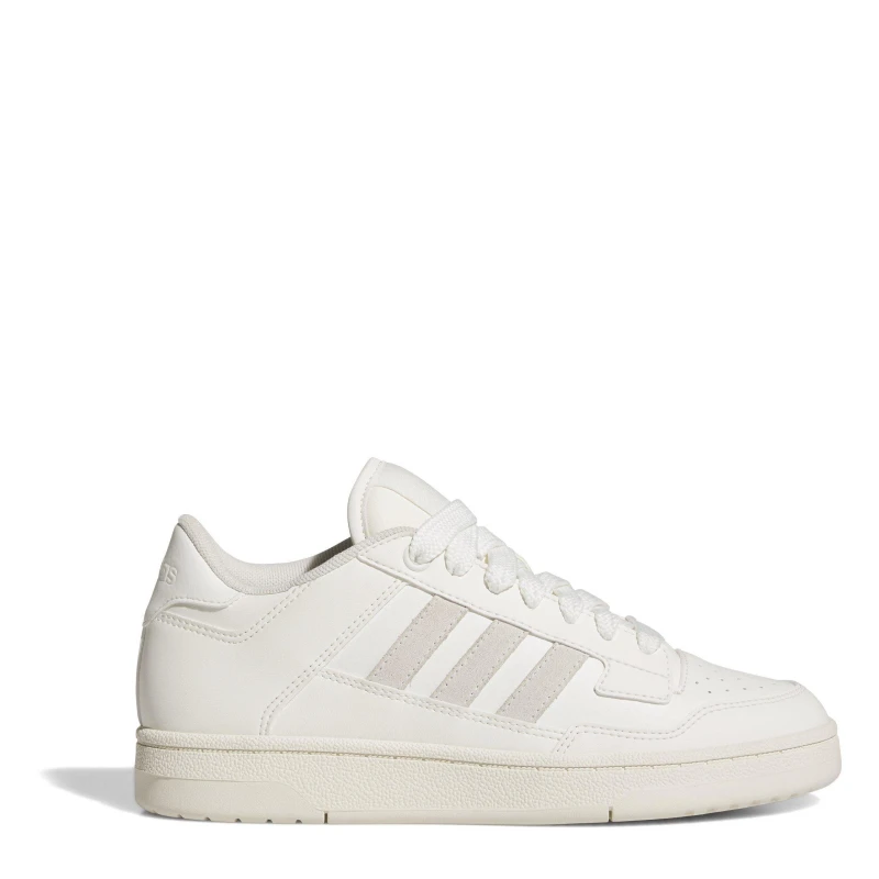 Image of adidas Rapid Court Low-Top Trainers Womens Triple White female 6 (39.3)
