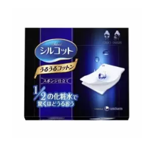 image of unicharm - Silcot Sponge Touch Moisturizing Cotton Pads