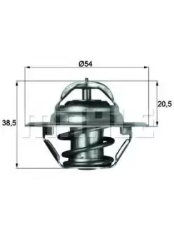 Image of Car TX-3-83D 70807709 by MAHLE Original