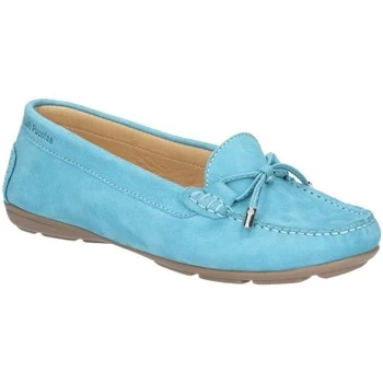 Image of Hush puppies Maggie Womens Moccasin Shoes womens Loafers / Casual Shoes in Blue,5