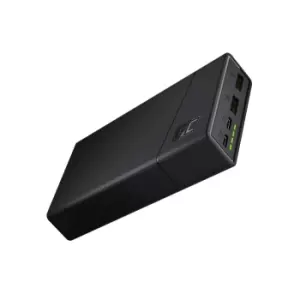 Image of PBGC03 - Black - Universal - Rectangle - Lithium Polymer (LiPo) - 20000 mAh - USB