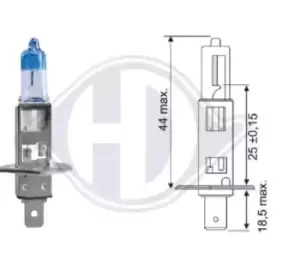 Image of DIEDERICHS Light Bulbs H1 LID10065 Bulb, headlight VW,AUDI,MERCEDES-BENZ,Golf IV Schragheck (1J1),POLO (9N_),PASSAT Variant (3B6)