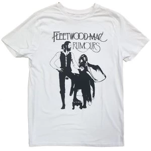 Image of Fleetwood Mac - Rumours Unisex Large T-Shirt - White
