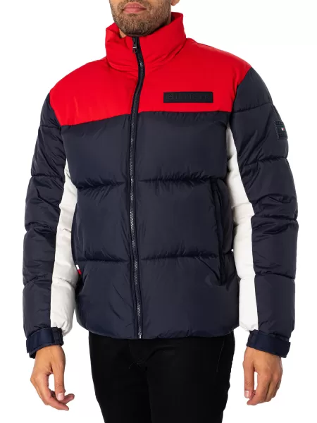 image of New York Colourblock Puffer Jacket