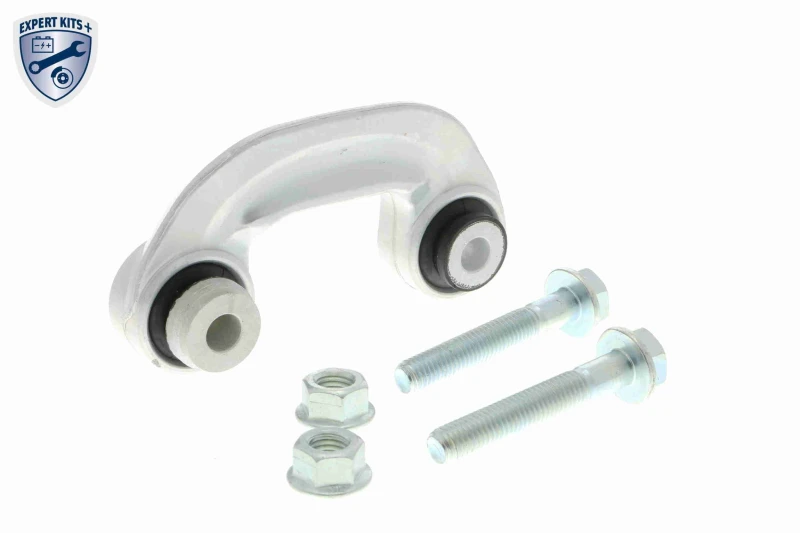 Image of VAICO V10-1224-1 Anti-roll bar link EXPERT KITS +, Front Axle Left, with fastening material Link Stabiliser (3229)