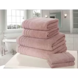 image of Rapport Home Furnishings So Soft Towel Bale 500gsm - 6 Piece - Dusty Pink