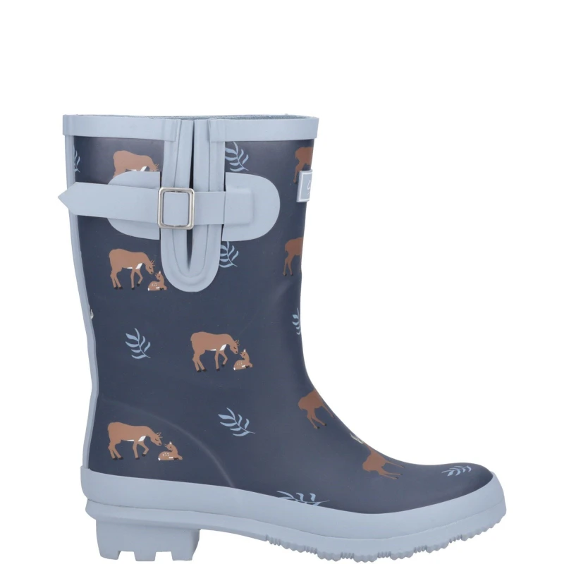 Image of Cotswold Womens Woodland Mid Wellies Wellington Boots - UK 3 Multi female GDE2811DER3