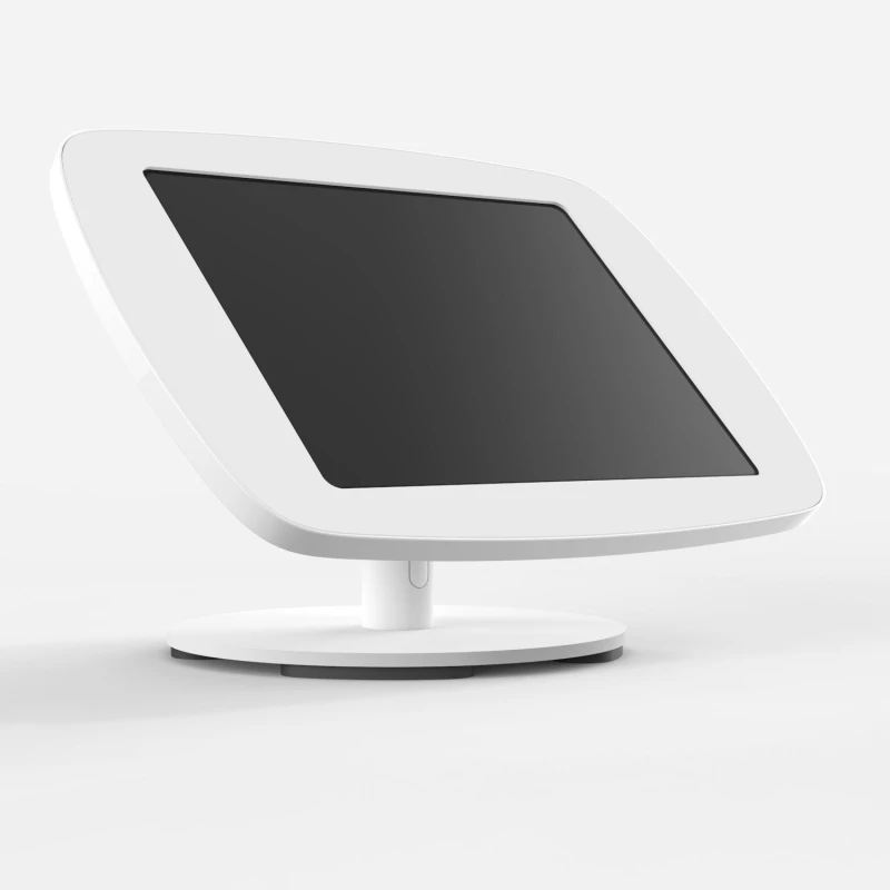 Image of Bouncepad Original Twist-Mini + Counter Base Microsoft Surface Pro 8/9/10/11 (2021 to 2024) White Exposed Front Camera and Home Button