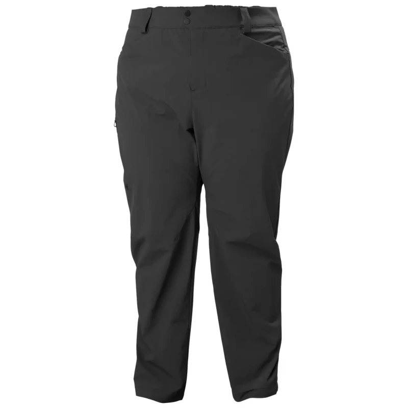 Image of Womens Trousers Helly Hansen Brona Softshell Plus Gris Female 1X