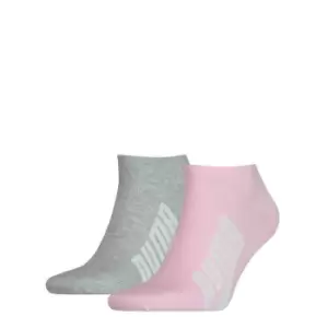 image of Puma 2 Pack BWT LS Sneaker Socks - Pink