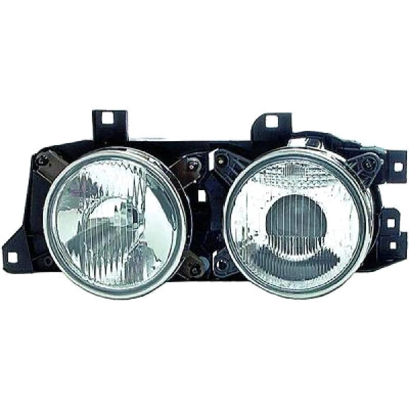 Image of DIEDERICHS 1222181 Headlights H1/H1, Left, without motor for headlamp levelling Headlight (259)