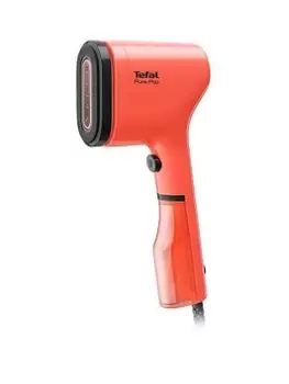 image of Tefal Pure Pop Clothes Steamer - Coral