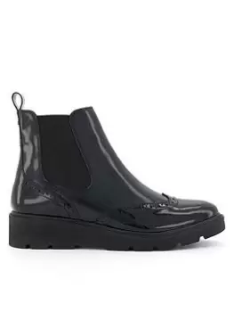 Image of Dune London Dune London Paleo Ankle Boots - Black, Size 5, Women