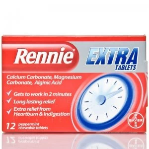 Image of Rennie Extra 12 Tablets