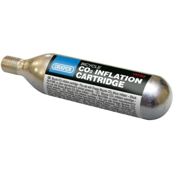 Image of 13786 - 16g Bicycle CO2 Inflation Cartridge (Pack of 5) - Draper