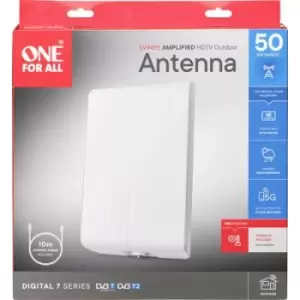 Image of One For All SV 9455-5G DVB-T/T2 passive planar antenna Outdoors White