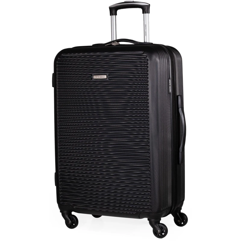 Image of Pierre Cardin Harley Ultra Strong Suitcase Hard Shell Luggage Black unisex Large