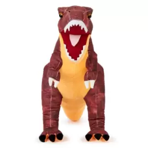 Image of Zappi T-Rex Red and Orange 24" Plush